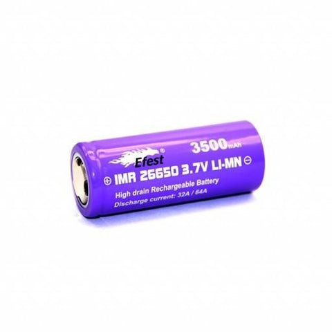 Efest 26650 IMR Flat Top Battery - 3500 mAh - Premium eJuice