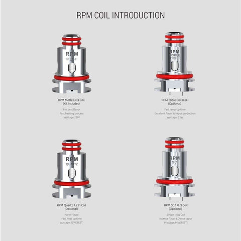 SMOK RPM Replacement Coils (Smoktech) - Premium eJuice