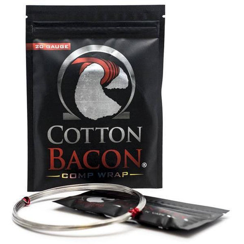 Cotton Bacon Comp Wrap by Wick 'N' Vape - Premium eJuice