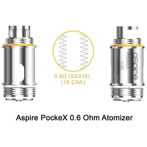 Aspire PockeX U-Tech Coils (Aspire)