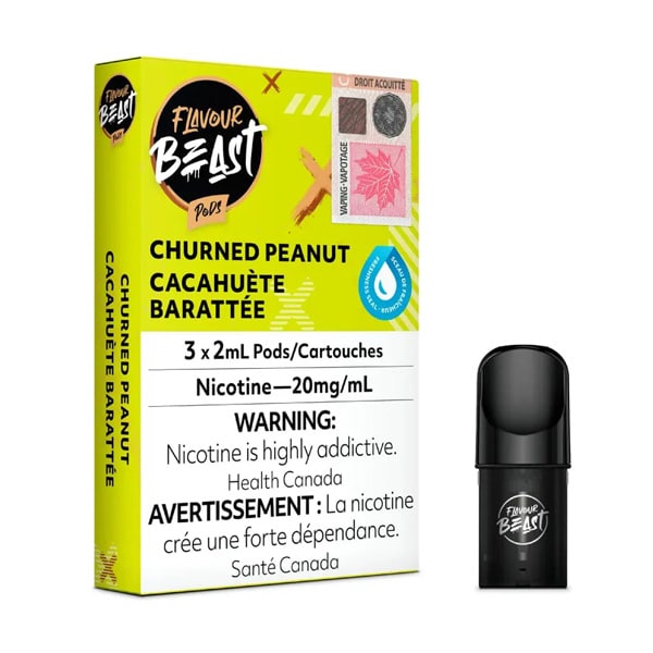Flavour Beast Pods (STLTH) Churned Peanut