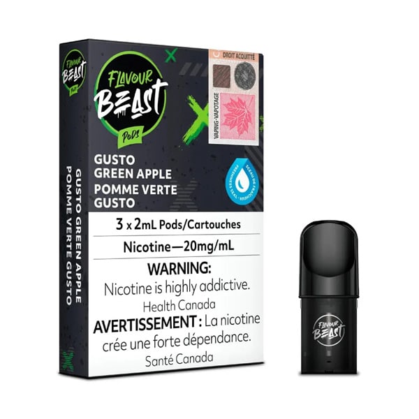 Flavour Beast Pods (STLTH) Gusto Green Apple