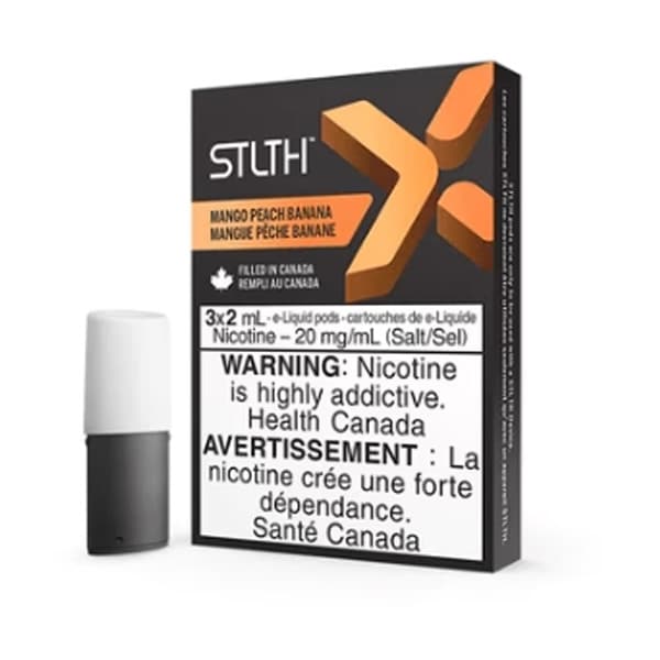 STLTH X Pods (3 Pack) Mango Peach Banana