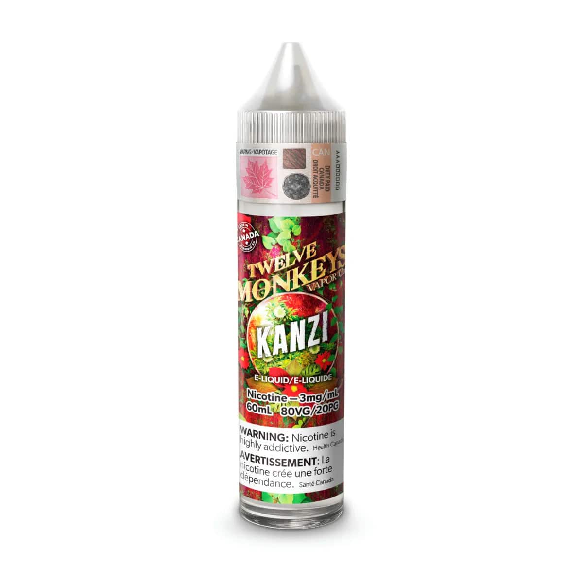 Twelve Monkeys Kanzi - Exotic Fruit E-Liquid flavour