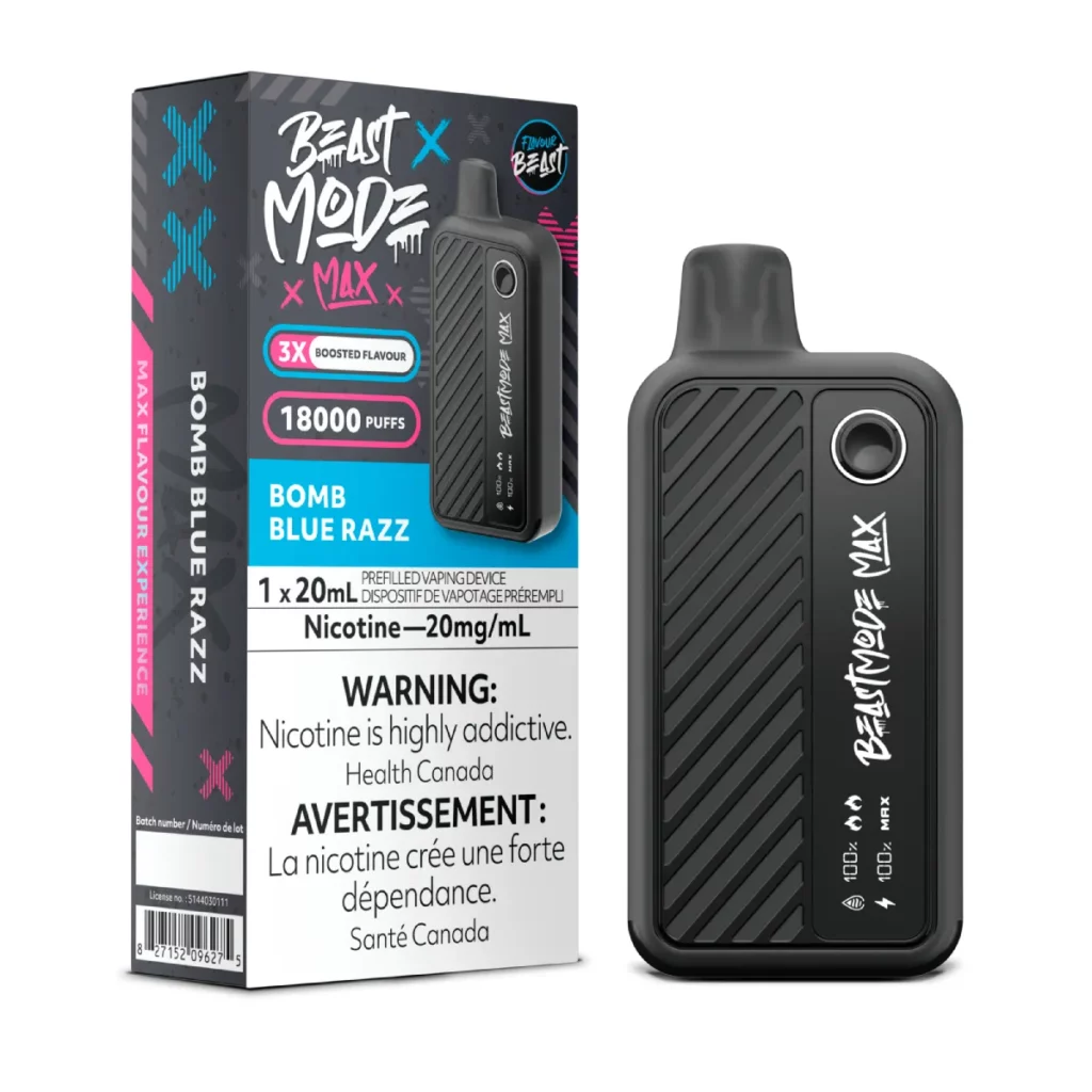 Flavour Beast Mode Max 18K Disposable Vape Bomb Blue Razz