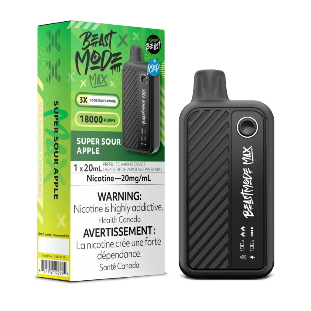 Flavour Beast Mode Max 18K Disposable Vape Super Sour Apple