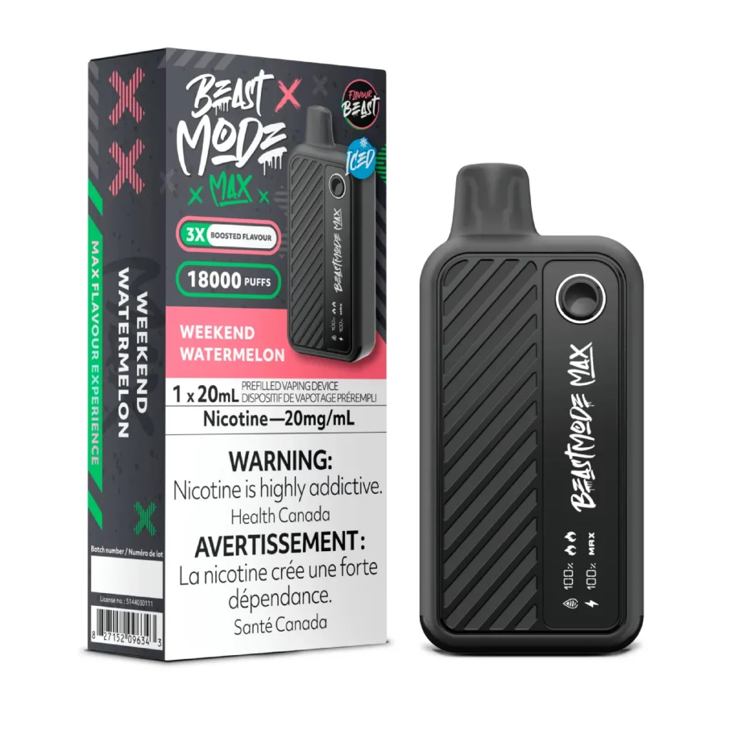 Flavour Beast Mode Max 18K Disposable Vape Weekend Watermelon Iced