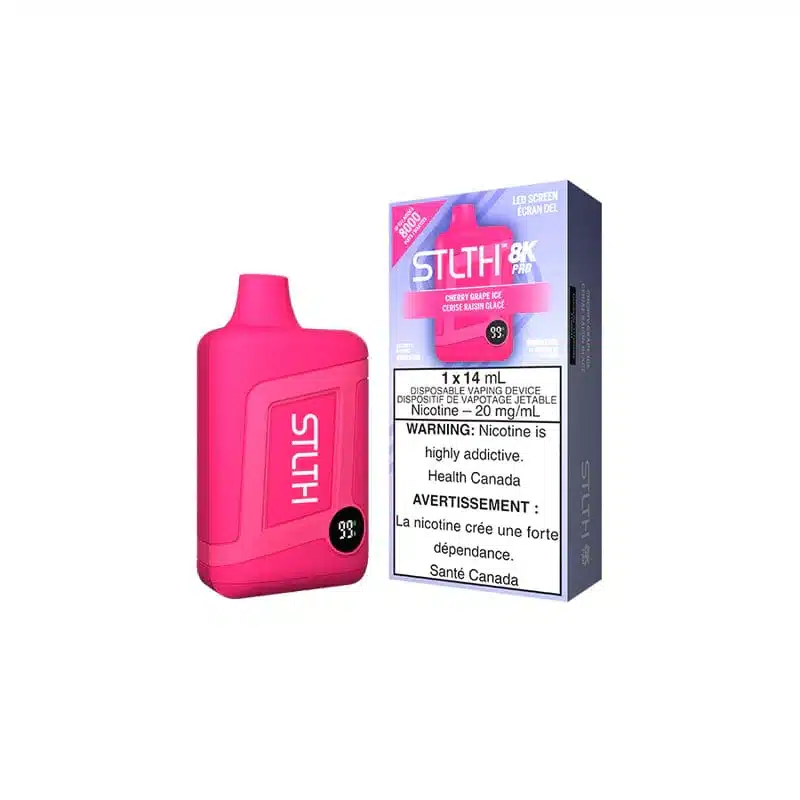STLTH 8K Pro Disposable Cherry Grape Ice STLTH 8K Pro Disposable Cherry Grape Ice