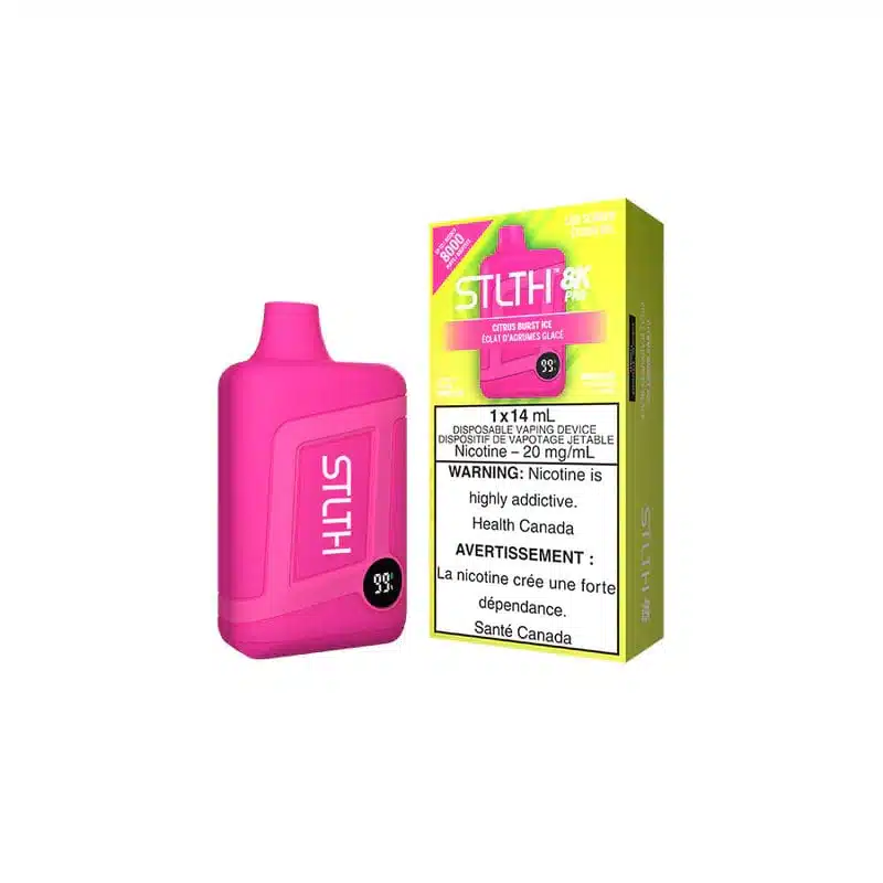 STLTH 8K Pro Disposable Citrus Burst Ice STLTH 8K Pro Disposable Citrus Burst Ice