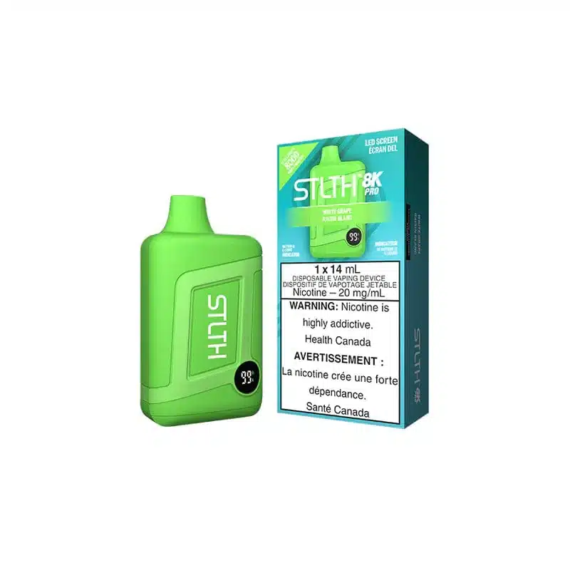 STLTH 8K Pro Disposable White Grape