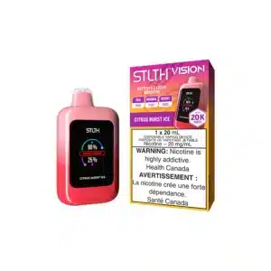 stlth vision disposable citrus burst ice