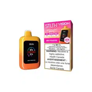 stlth vision disposable juicy peach ice
