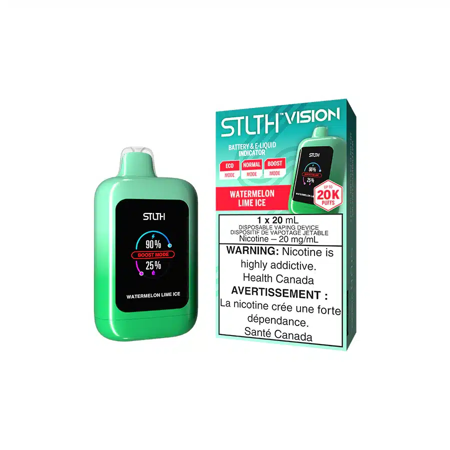 stlth vision disposable watermelon lime ice