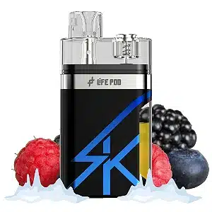 life pod sk disposable blue raspberry frost