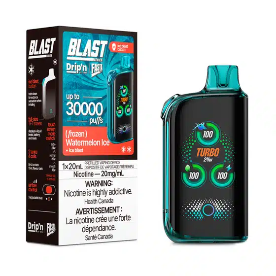 drip'n by envi fasta blast series 30k disposable watermelon ice