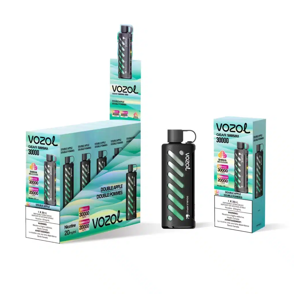 vozol gear shisha double apple