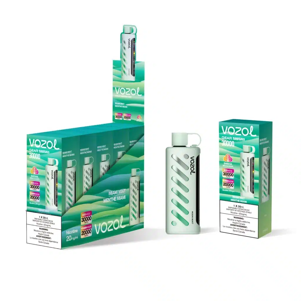 vozol gear shisha miami mint