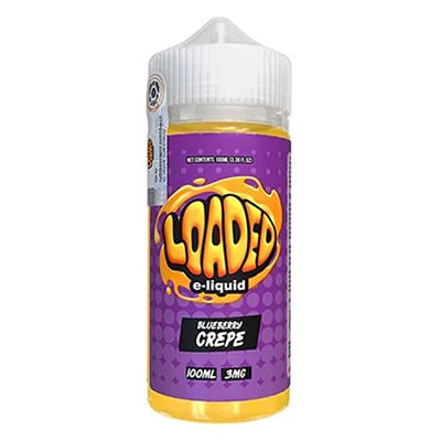 loaded blueberry crepe