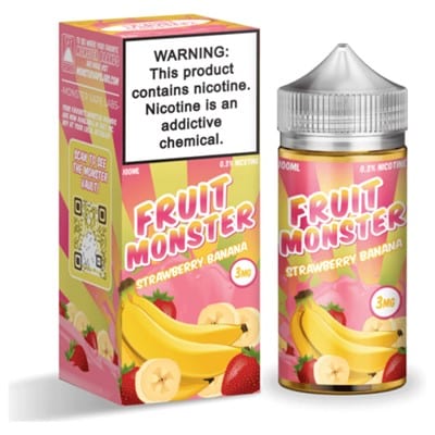 fruit monster strawberry banana