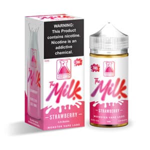 monster vape labs the milk strawberry
