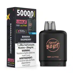 level x flavour beast g2 ultra banana raspberry iced
