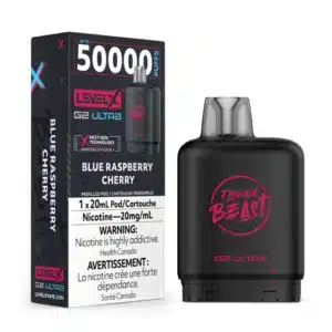 level x flavour beast g2 ultra blue raspberry cherry