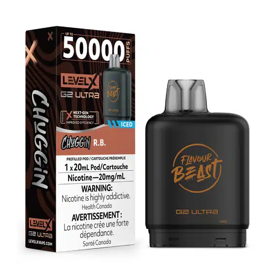 level x flavour beast g2 ultra chuggin' r.b. iced level x flavour beast g2 ultra chuggin' r.b. iced