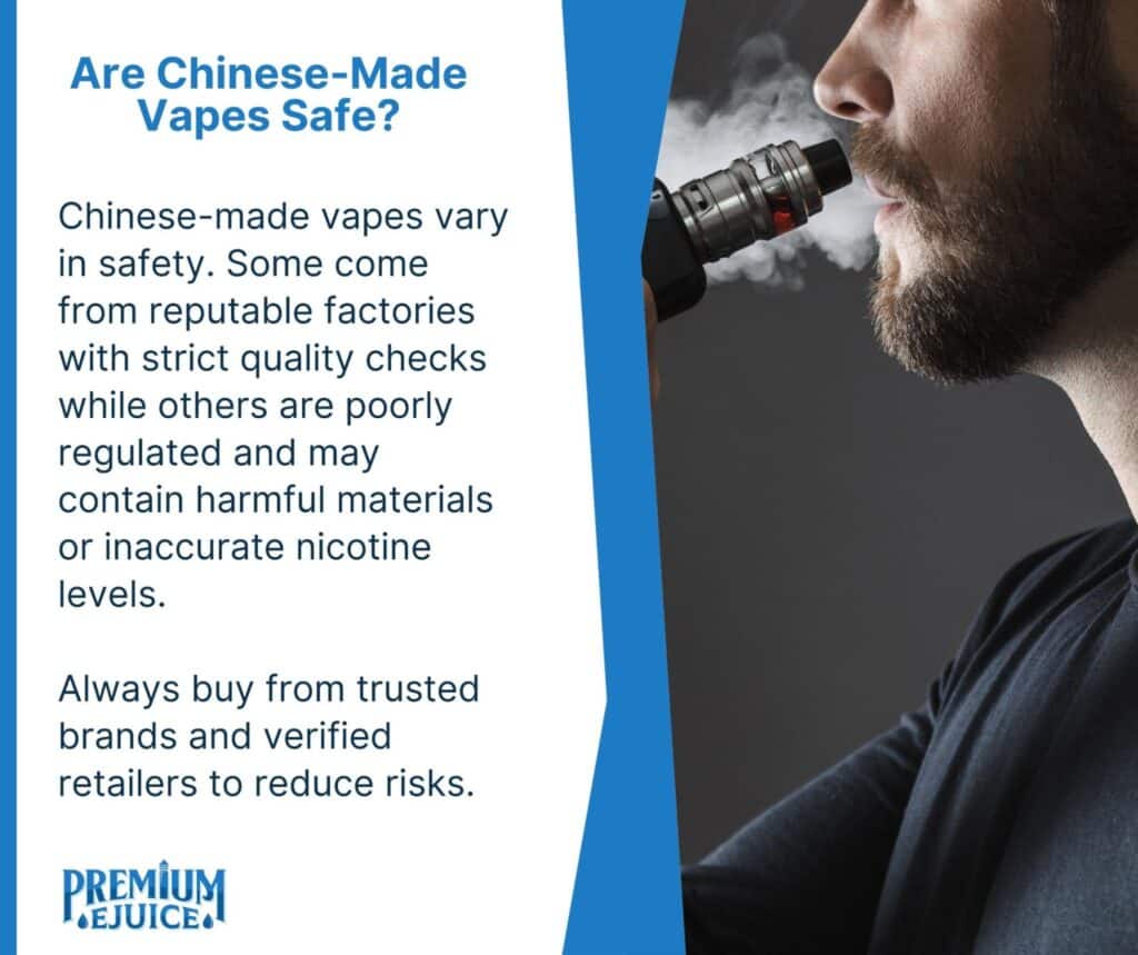 are china made vapes safe
