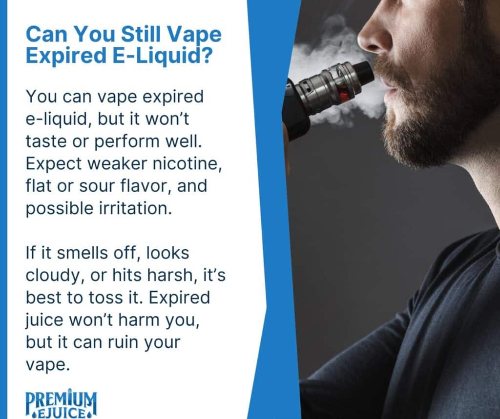 can you vape expired e liquid