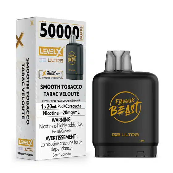 level x flavour beast g2 ultra smooth tobacco