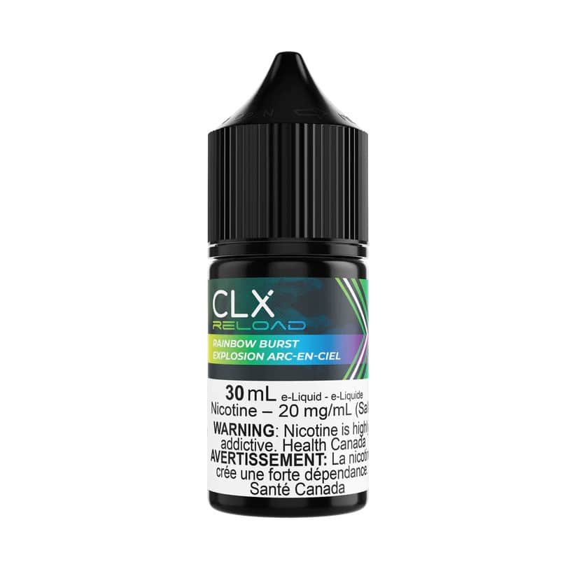 dvine clx reload rainblast (rainbow burst) vape juice