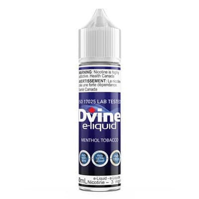 dvine menthol tobacco vape juice
