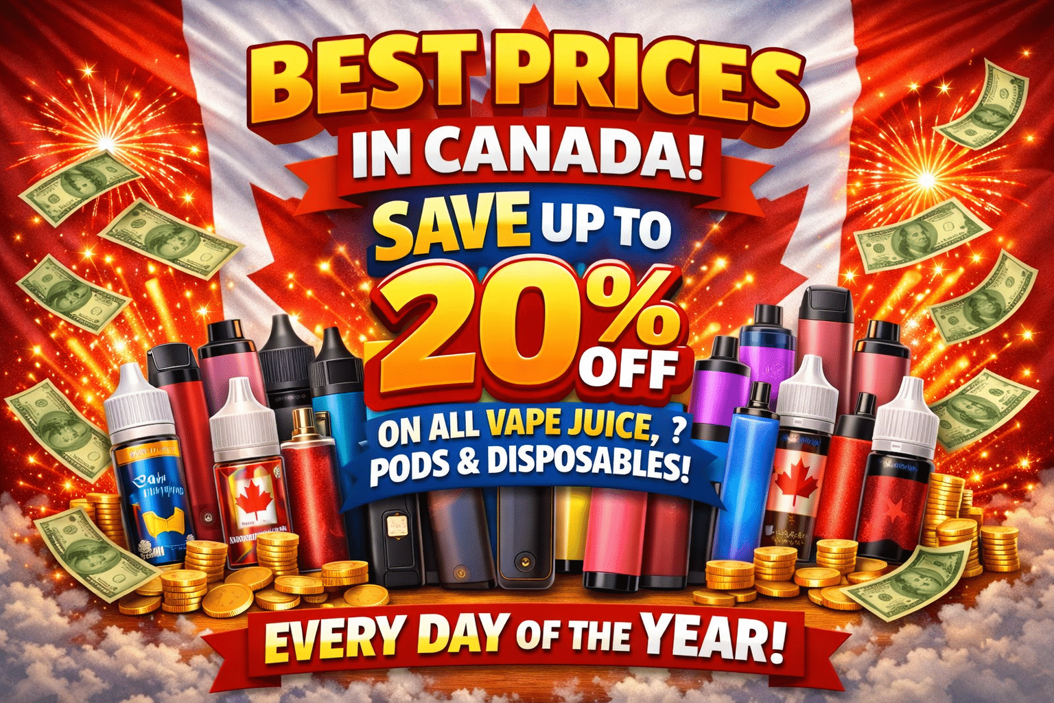 Premium eJuice has the best prices on eJuice anywhere in Canada