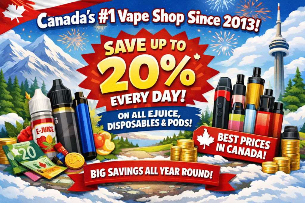 Premium eJuice is Canada's #1 Online Vape Shop Since 2013