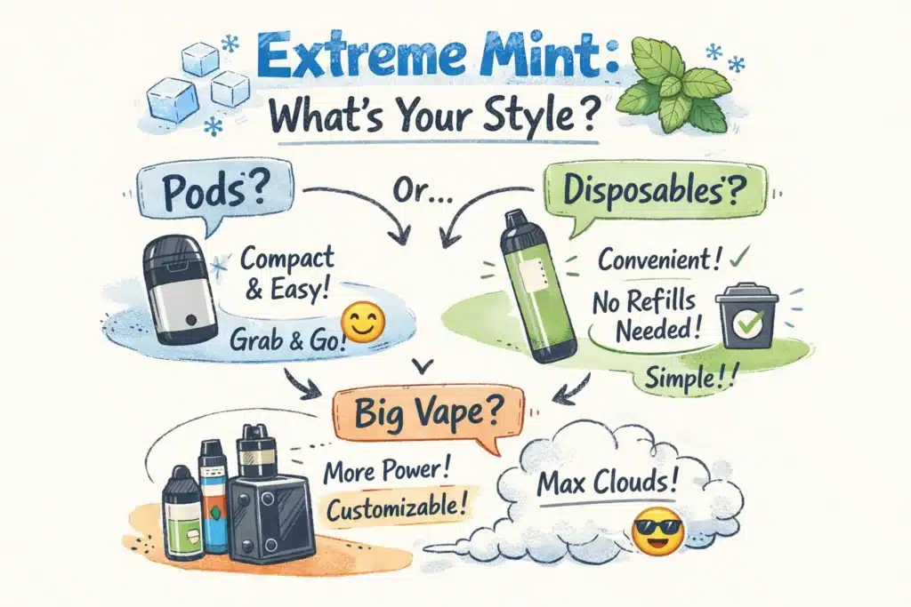flavour beast extreme mint which format fits you
