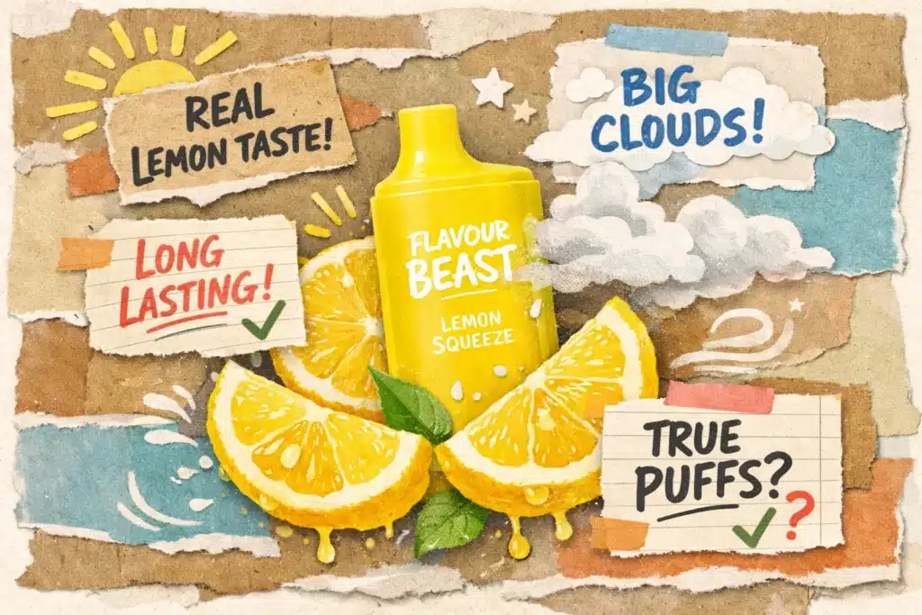 flavour beast lemon squeeze real taste puff truths
