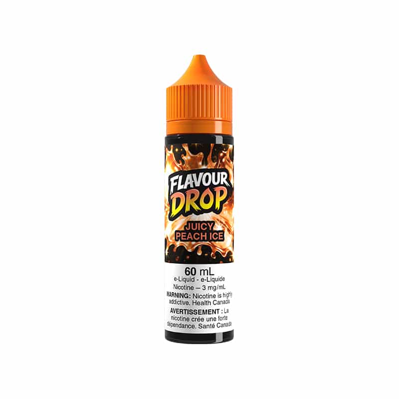 flavour drop juicy peach ice